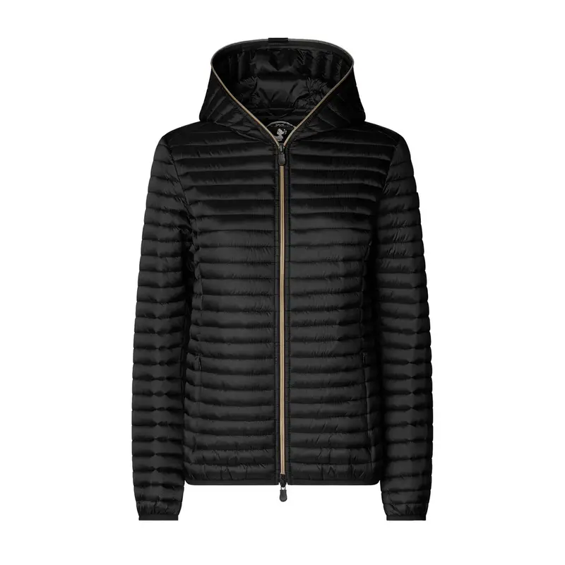 PIUMINO CON CAPPUCCIO ALEXA DONNA Nero