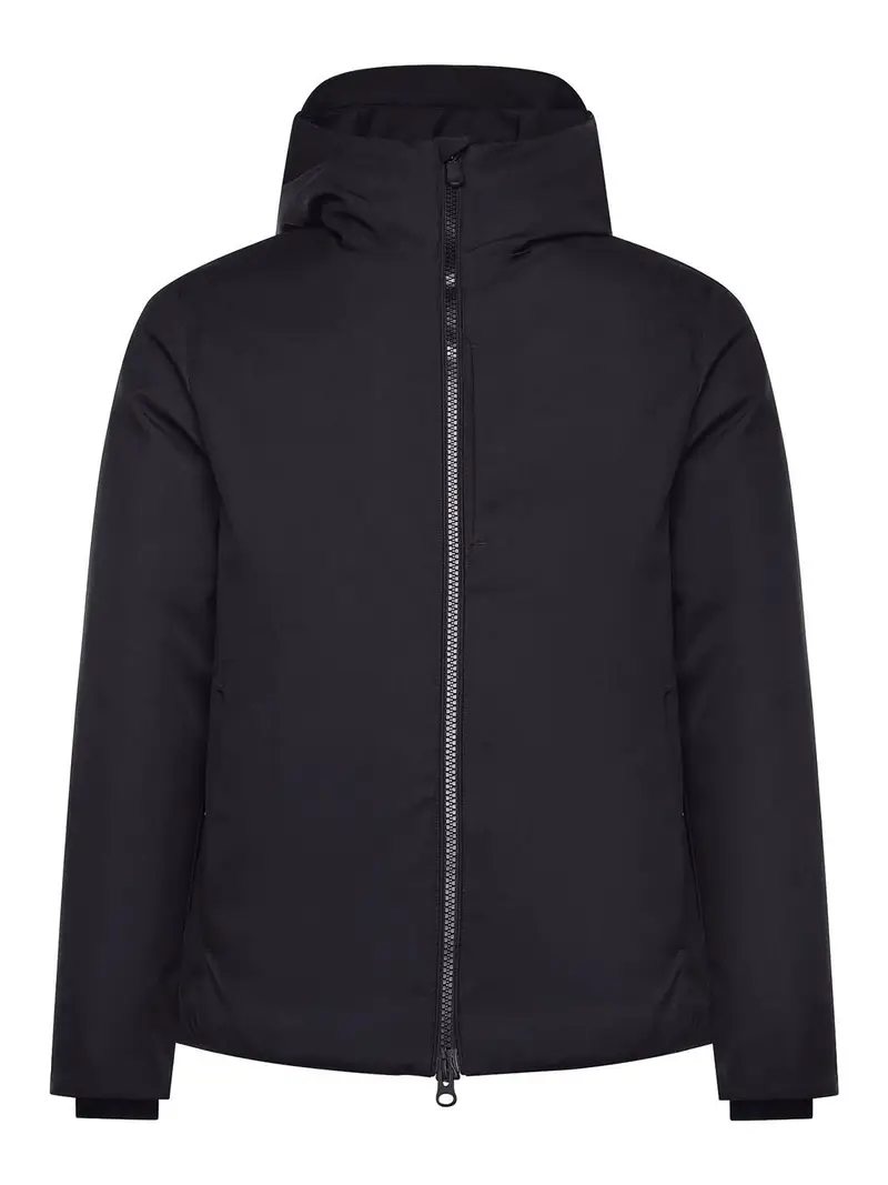 Piumino con cappuccio Blu