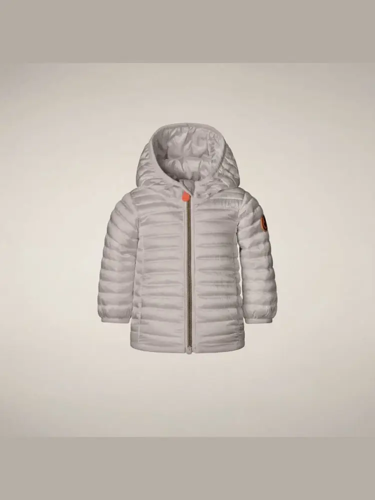 piumino infant neonata lucy beige sabbia