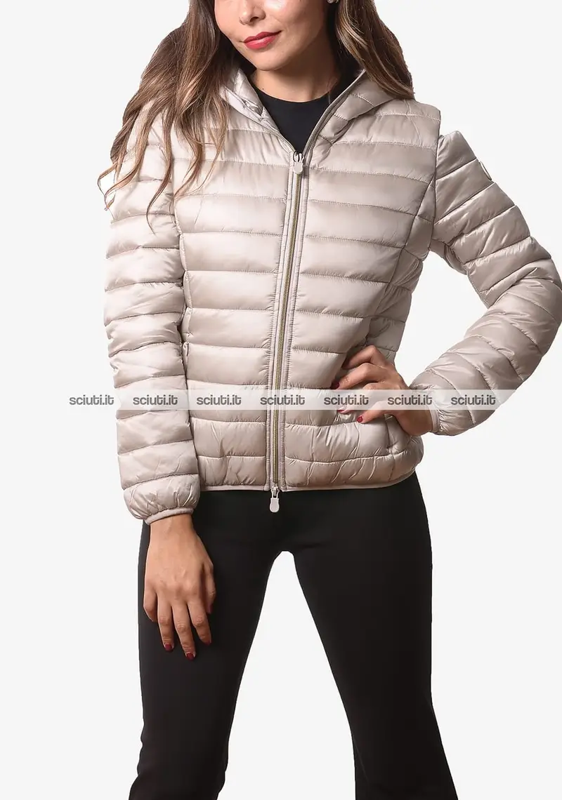 Piumino Save the duck donna beige leggero Alexis