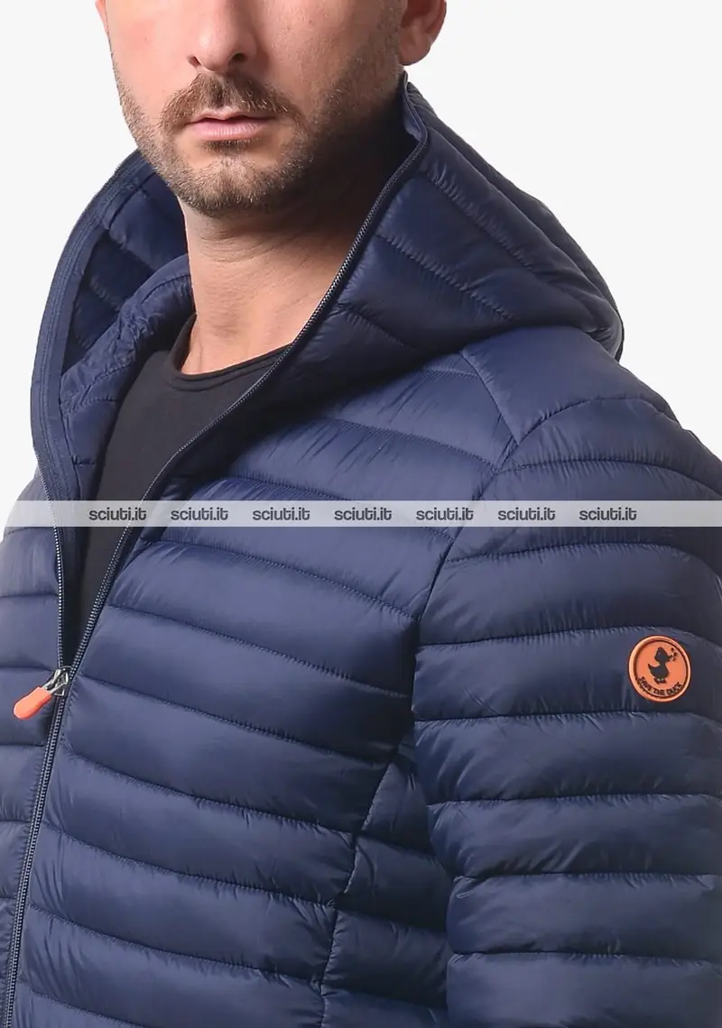Piumino Save the duck uomo blu leggero Donald