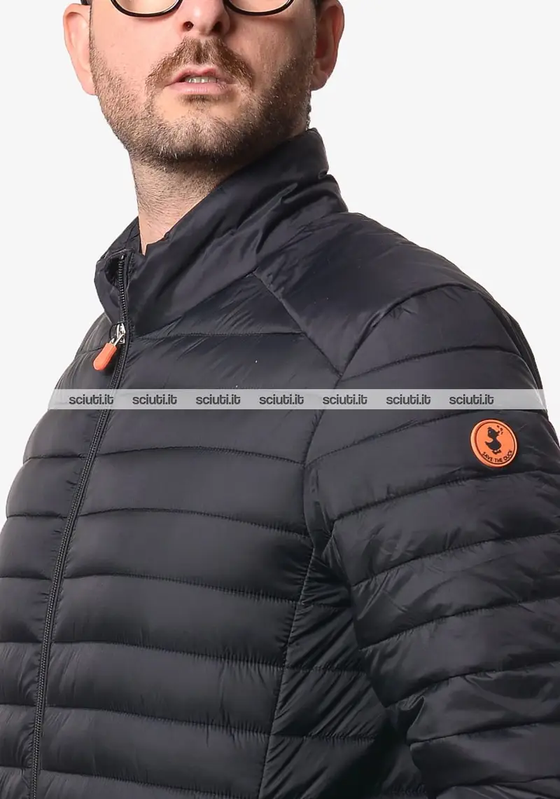 Piumino Save the duck uomo nero leggero Alexander