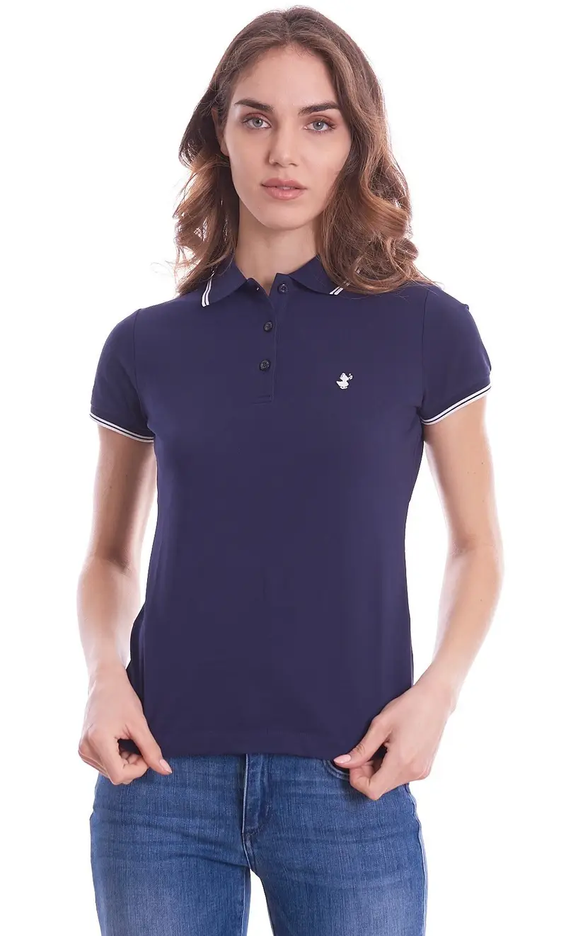 Polo save the duck donna, colore blu