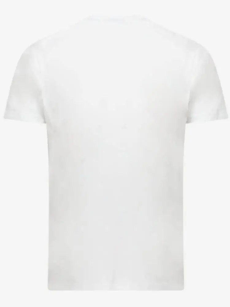 tshirt bianca uomo mini logo miniatura 2