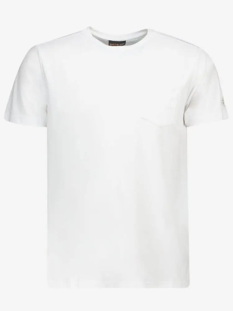 tshirt bianca uomo mini logo