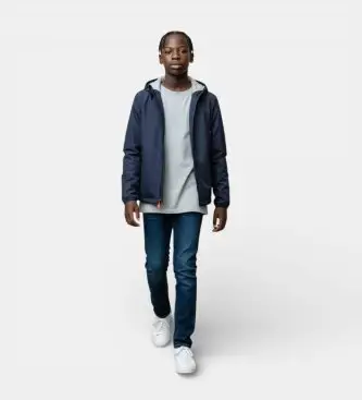 unisex per bambino J31153G-WIND22 Giacca blu navy Cybele (10años= 140cm), Casual, Polister riciclato, Sostenibile, moda per b