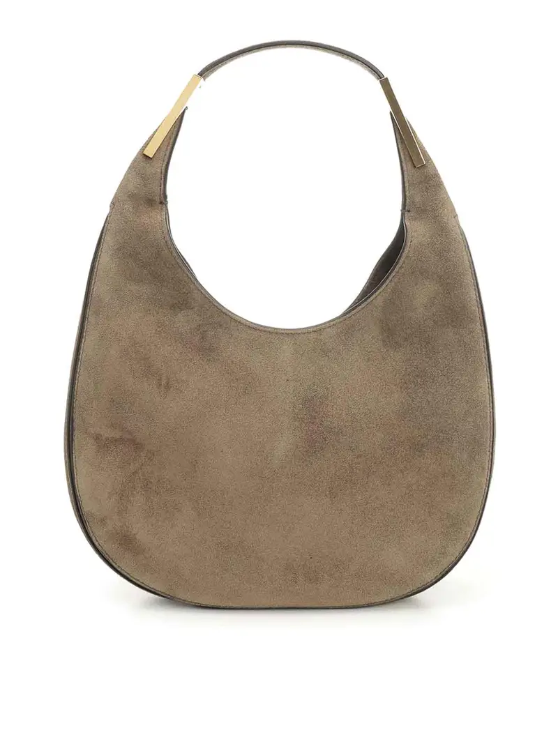 Piccola borsa di hobo Marrone