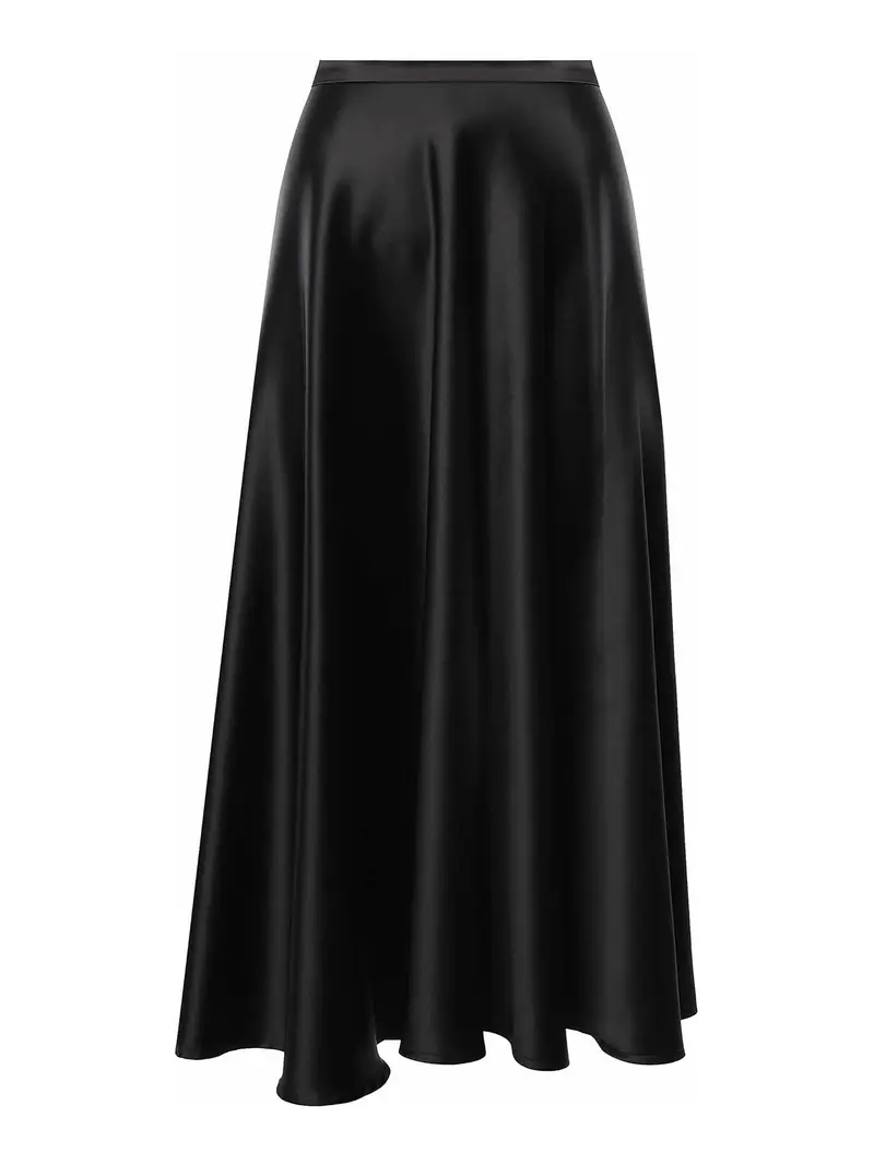 Gonna lunga a tubino Nero