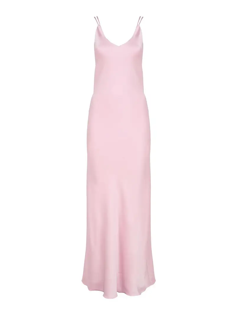 Vestito sottoveste lungo Color Carne E Neutri