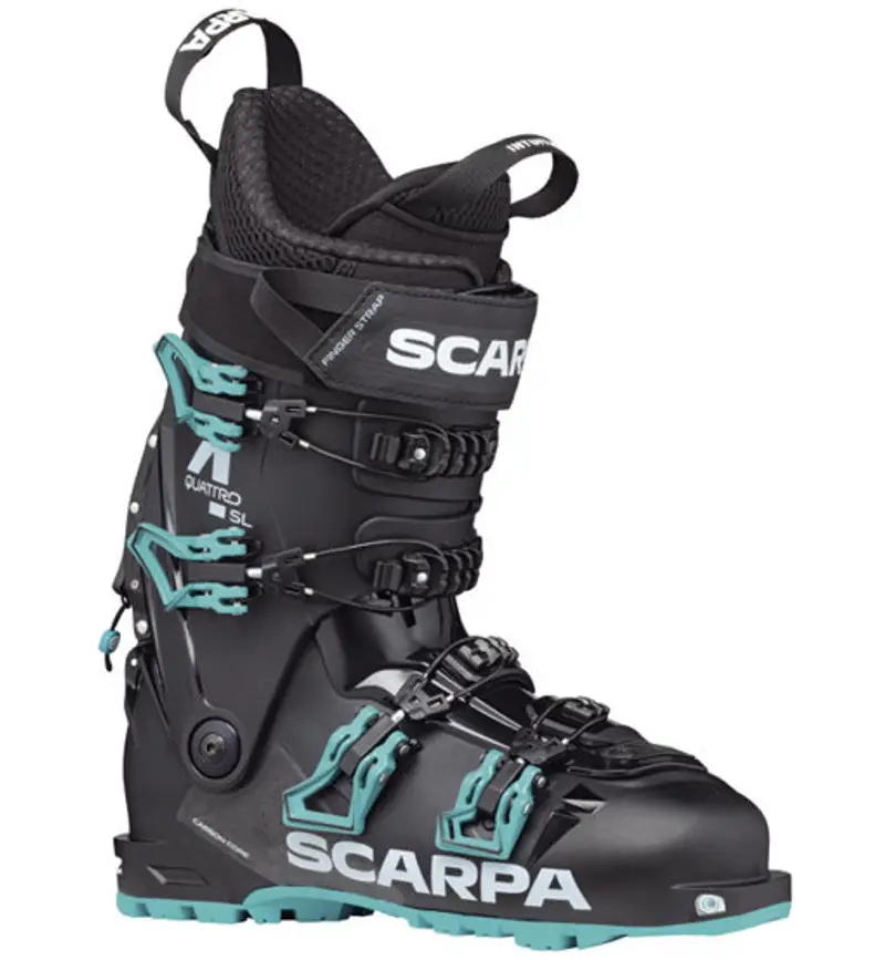 4-Quattro SL W - scarponi freeride - donna Black
