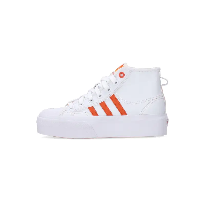 Scarpa Alta Donna Nizza Platform Mid Cloud White/semi Impact Orange/bliss Orange