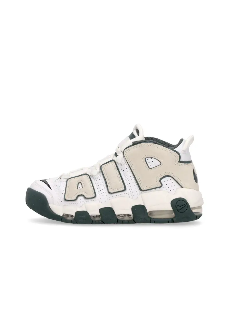Scarpa Alta Uomo Air More Uptempo 96 White/sea Glass/vintage Green
