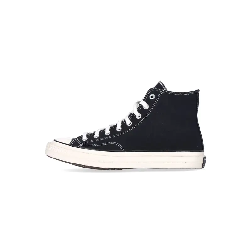 Scarpa Alta Uomo Chuck 70 Hi Canvas Ltd Black Double Foxing