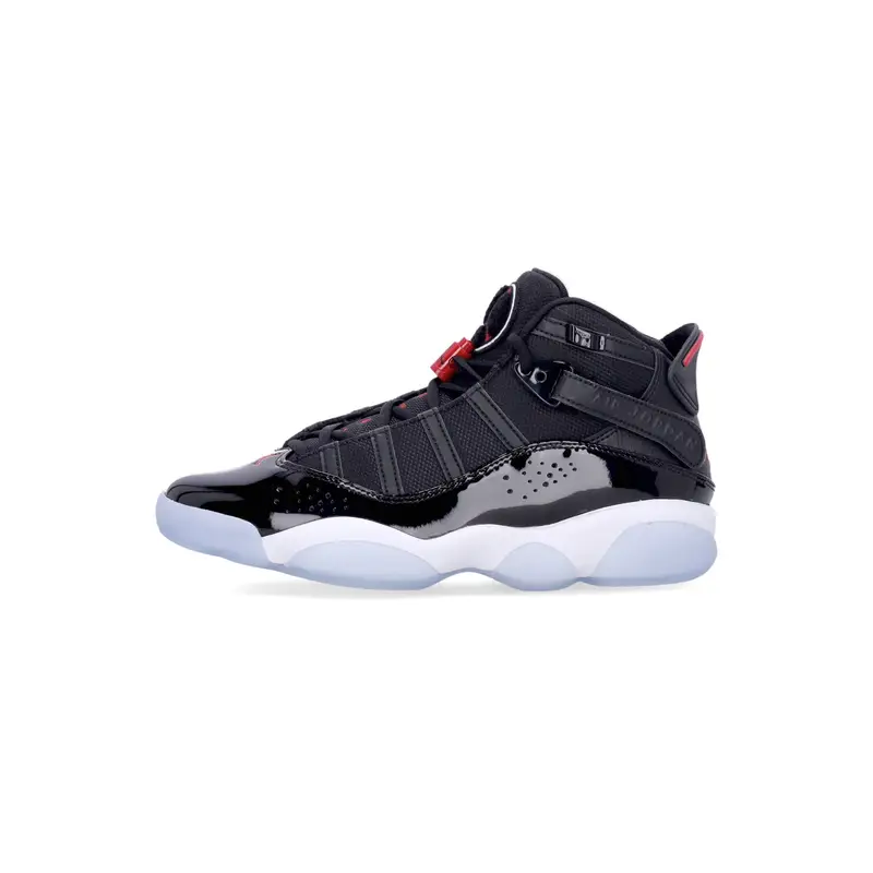 Scarpa Alta Uomo Jordan 6 Rings Black/gym Red/white