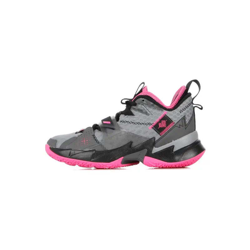 Scarpa Alta Uomo Jordan "why Not?" Zero.3 X Russell Westbrook Particle Grey/pink Blast/black/iron Grey