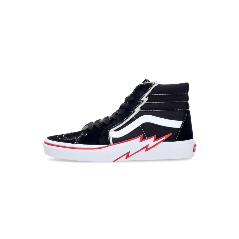 Scarpa Alta Uomo Sk8-hi Bolt Black/racing Red