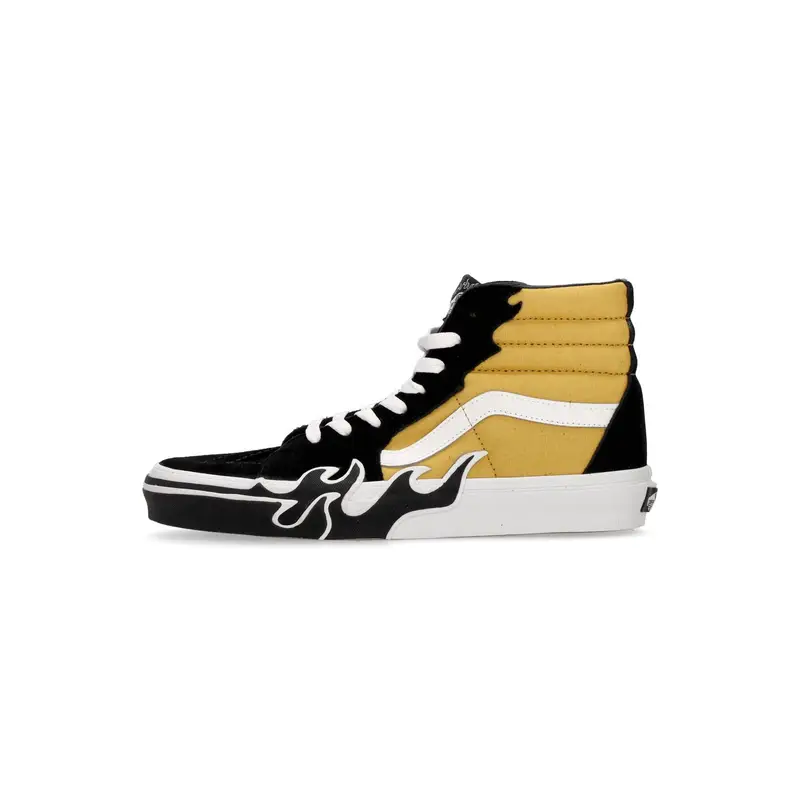 Scarpa Alta Uomo Sk8-hi Flame Black/yellow