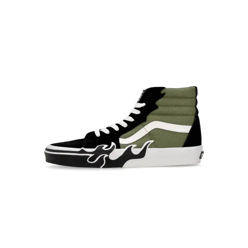 Scarpa Alta Uomo Sk8-hi Flame Loden Green