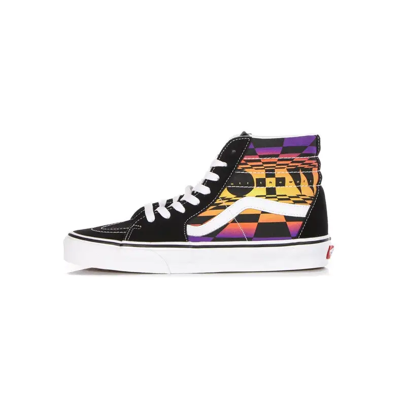 Scarpa Alta Uomo Sk8-hi (graphic Check) Black/multi