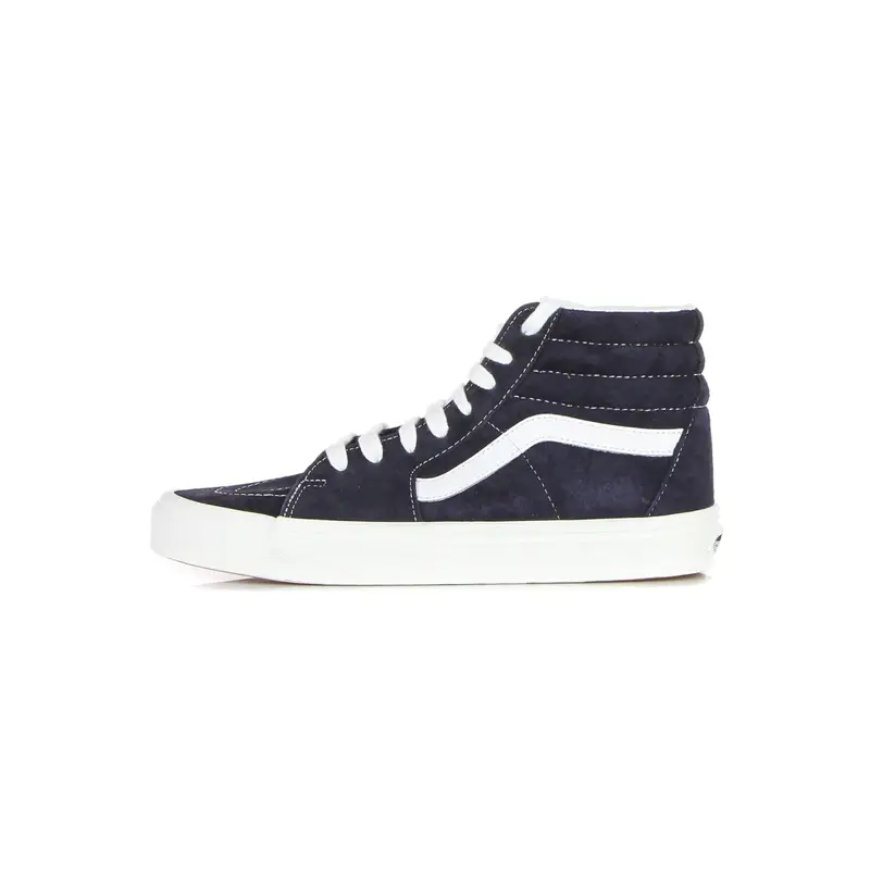 Scarpa Alta Uomo Sk8-hi (pig Suede) Mid Blue/white