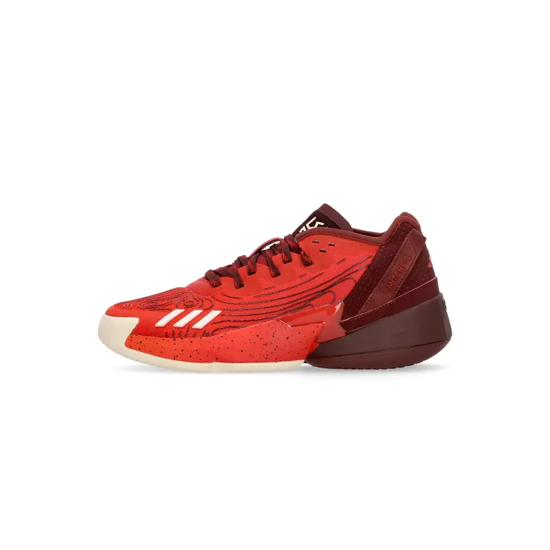 Scarpa Basket Uomo D.o.n. Issue 4 Better Scarlet/cloud White/shadow Red