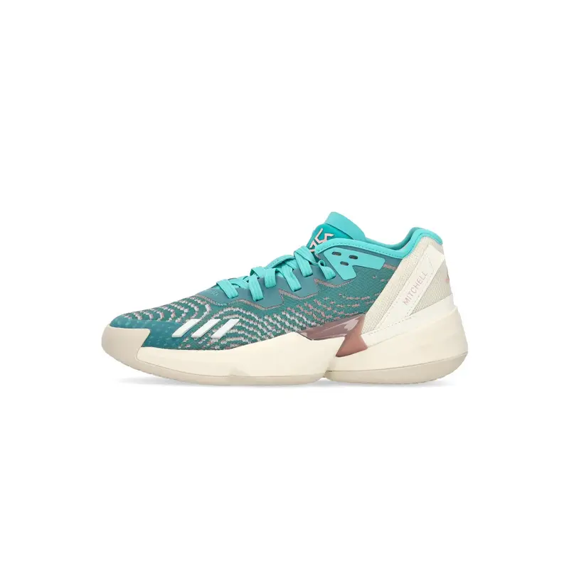 Scarpa Basket Uomo D.o.n. Issue 4 Semi Mint Rush/wonder Mauve/off White