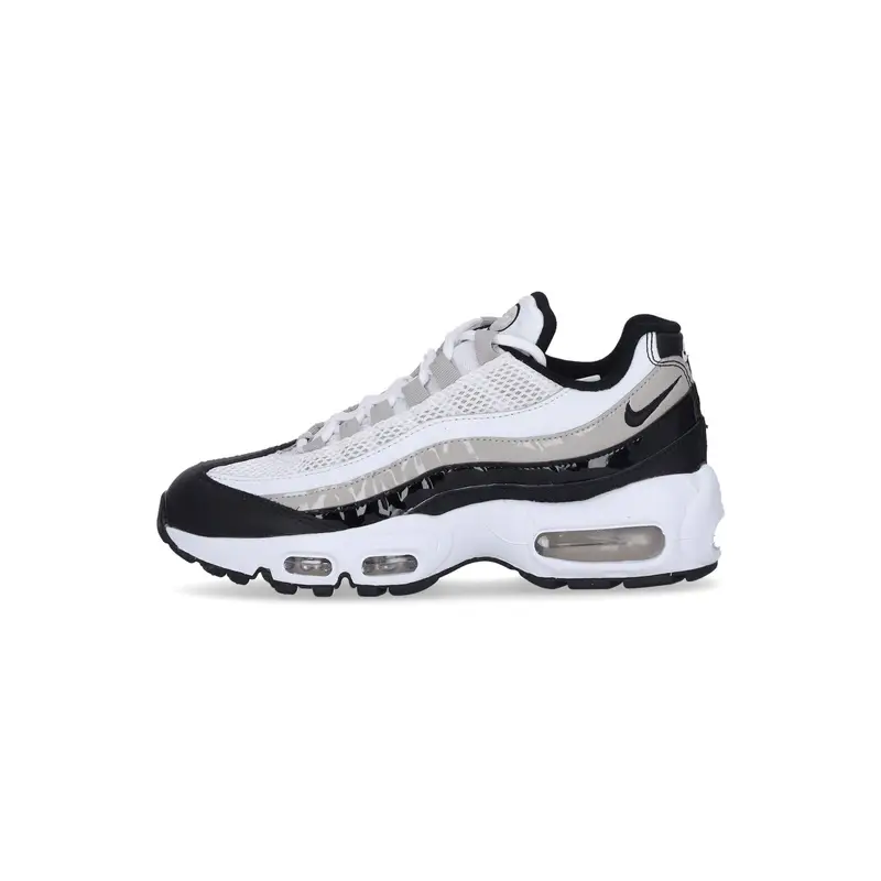 Scarpa Bassa Donna W Air Max 95 White/black/lt Iron Ore/university Red