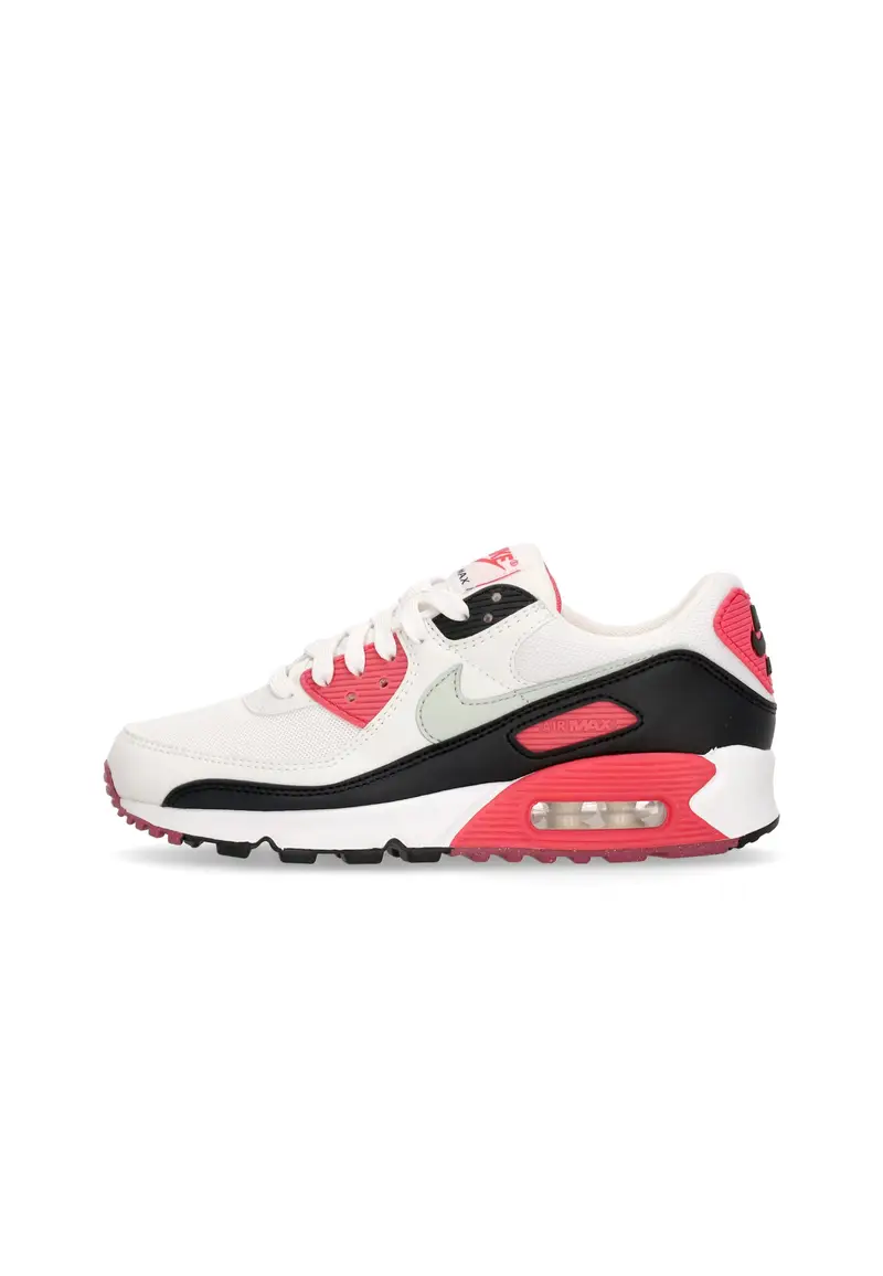 Scarpa Bassa Donna Wmns Air Max 90 White/light Silver/aster Pink/black