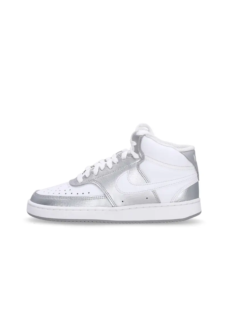 Scarpa Bassa Donna Wmns Court Vision Mid White/metallic Silver