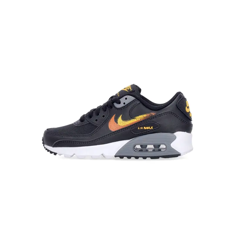 Scarpa Bassa Uomo Air Max 90 Black/safety Orange/university Gold