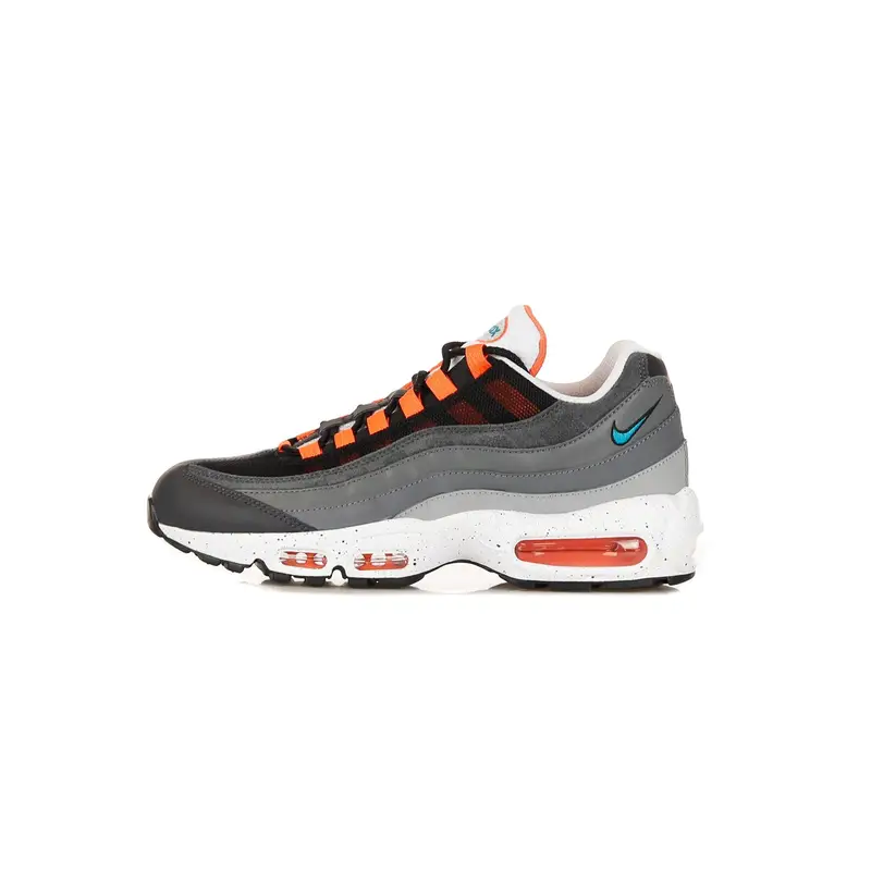 Scarpa Bassa Uomo Air Max 95 Black/aquamarine/turf Orange/white