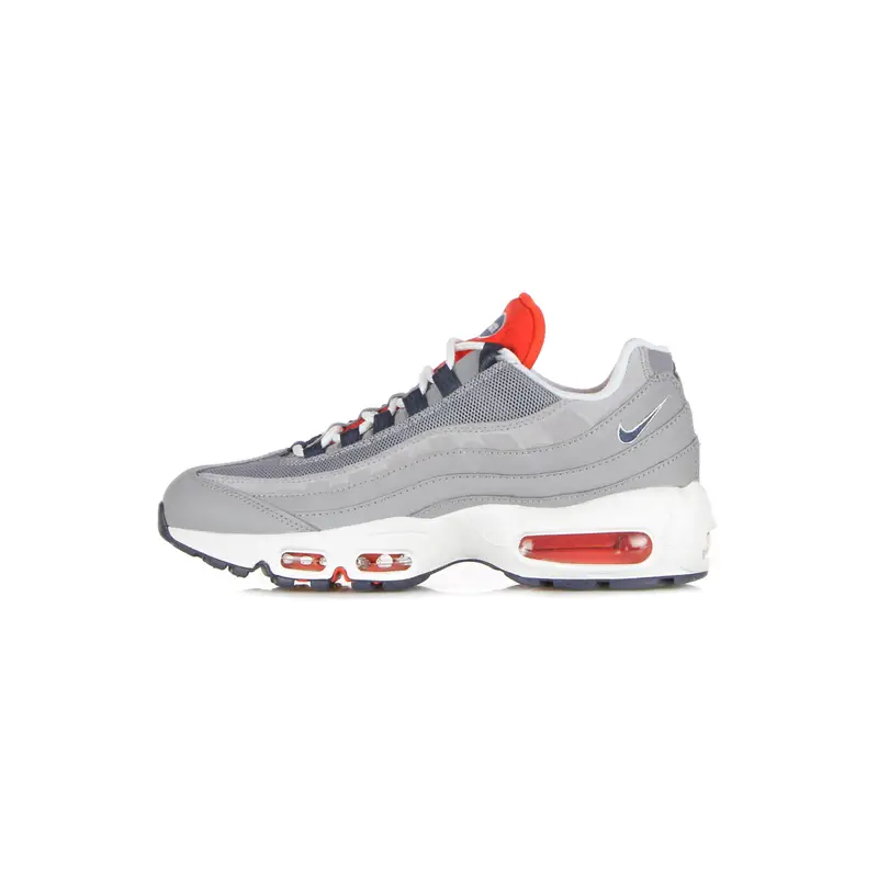 Scarpa Bassa Uomo Air Max 95 Cement Grey/thunder Blue/chile Red