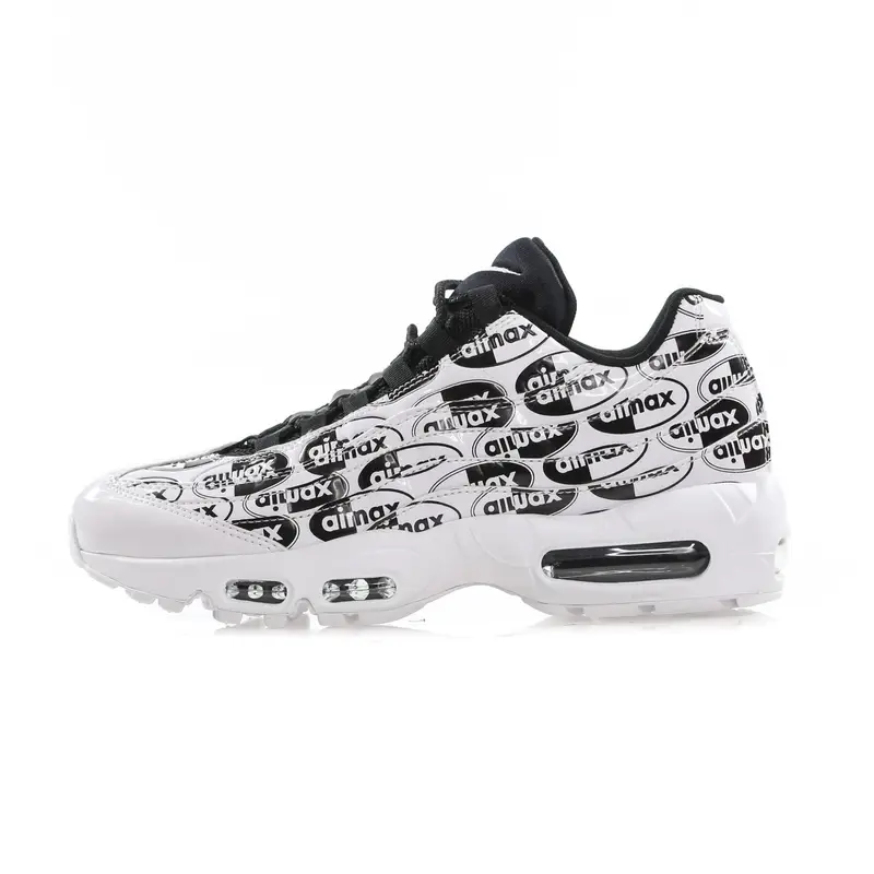 Scarpa Bassa Uomo Air Max 95 Prm White/white/black