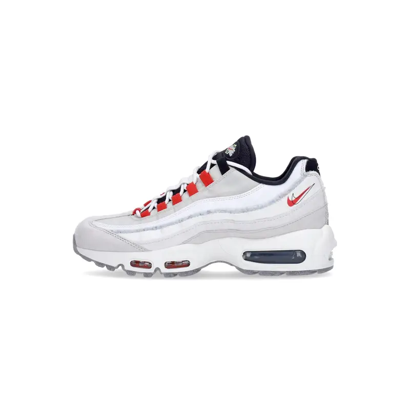 Scarpa Bassa Uomo Air Max 95 Se Light Bone/habanero Red/black