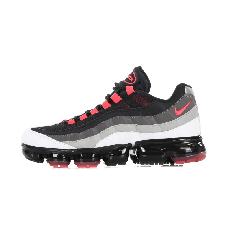 Scarpa Bassa Uomo Air Vapormax '95 White/hot Red/dk Pewter/granite