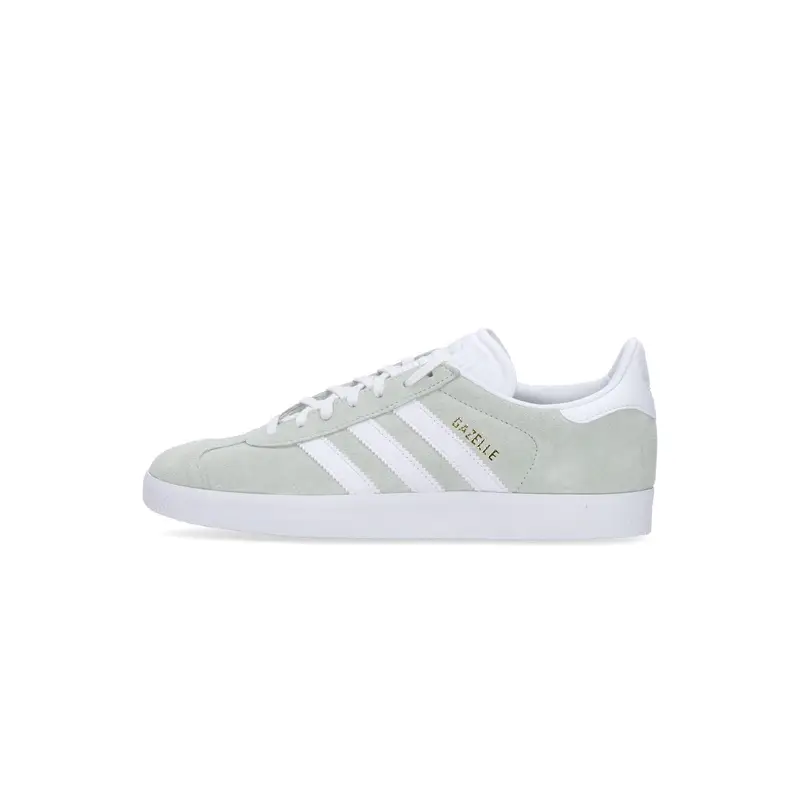 Scarpa Bassa Uomo Gazelle Linen Green/cloud White/gold Metallic