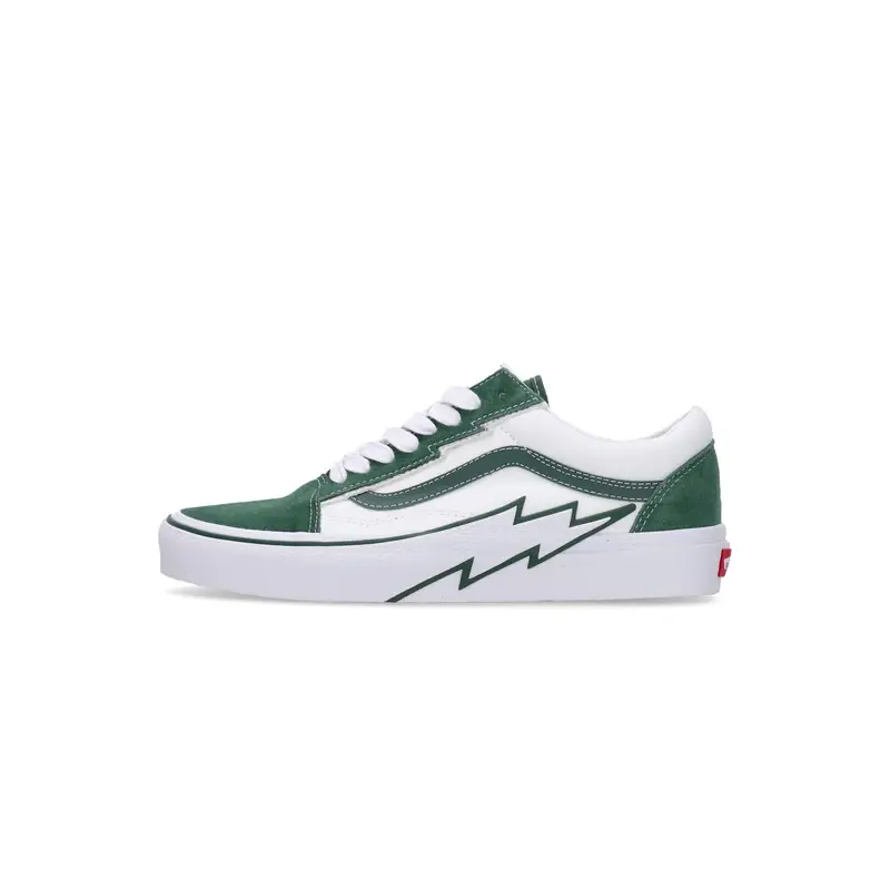 Scarpa Bassa Uomo Old Skool Bolt 2 Tone Green/true White
