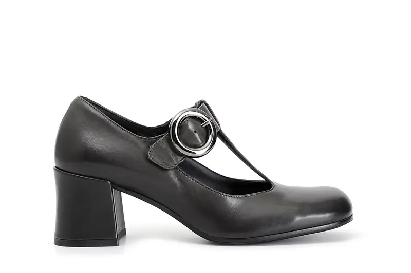 scarpa donna in nappa con fibbia bosco 37