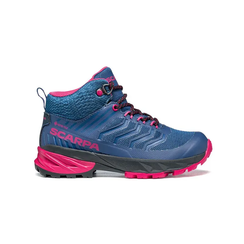 Pedule Trekking Rush Mid GORE-TEX Blu Fuxia Bambina EUR 36
