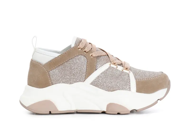 scarpa running donna beige/rosa 36