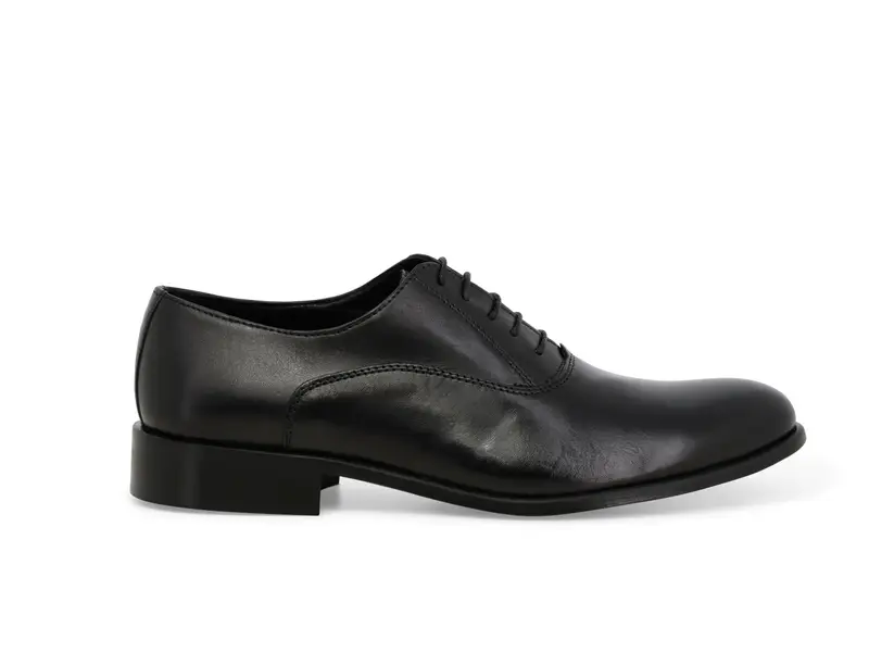 Scarpa stringata classica uomo in pelle nero u0722z