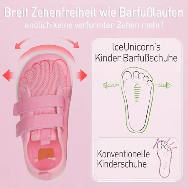 Scarpe a Piedi Nudi in Versione Larga Ragazzi Ragazze Outdoor Trail Running Minimalista Scarpe da Camminare miniatura 3