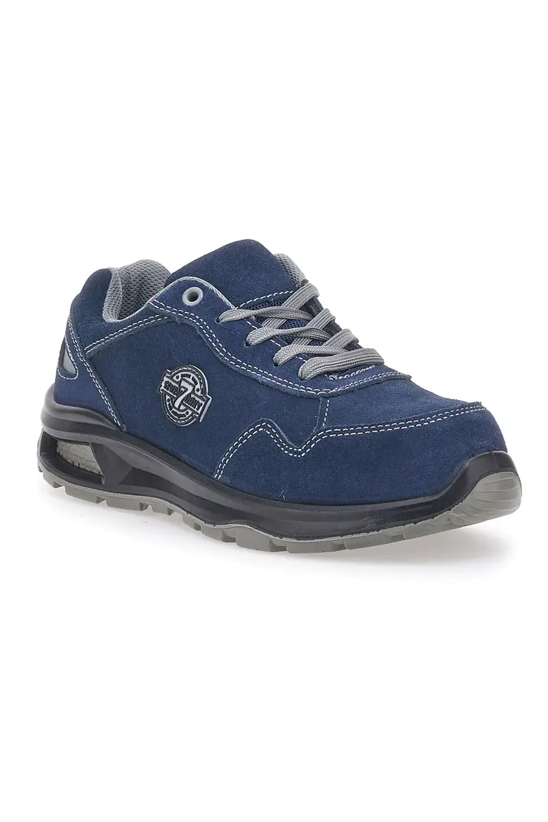 Scarpe antinfortunistiche blu in pelle Sevenoaks PK23424 S1 P FO SR miniatura 2
