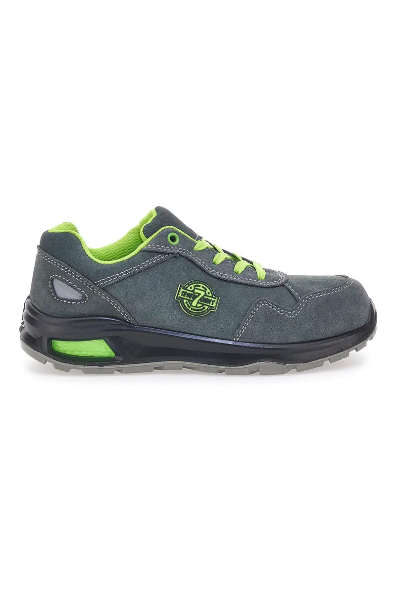 Scarpe antinfortunistiche grigio verde in pelle Sevenoaks PK23429 S1 P FO SR