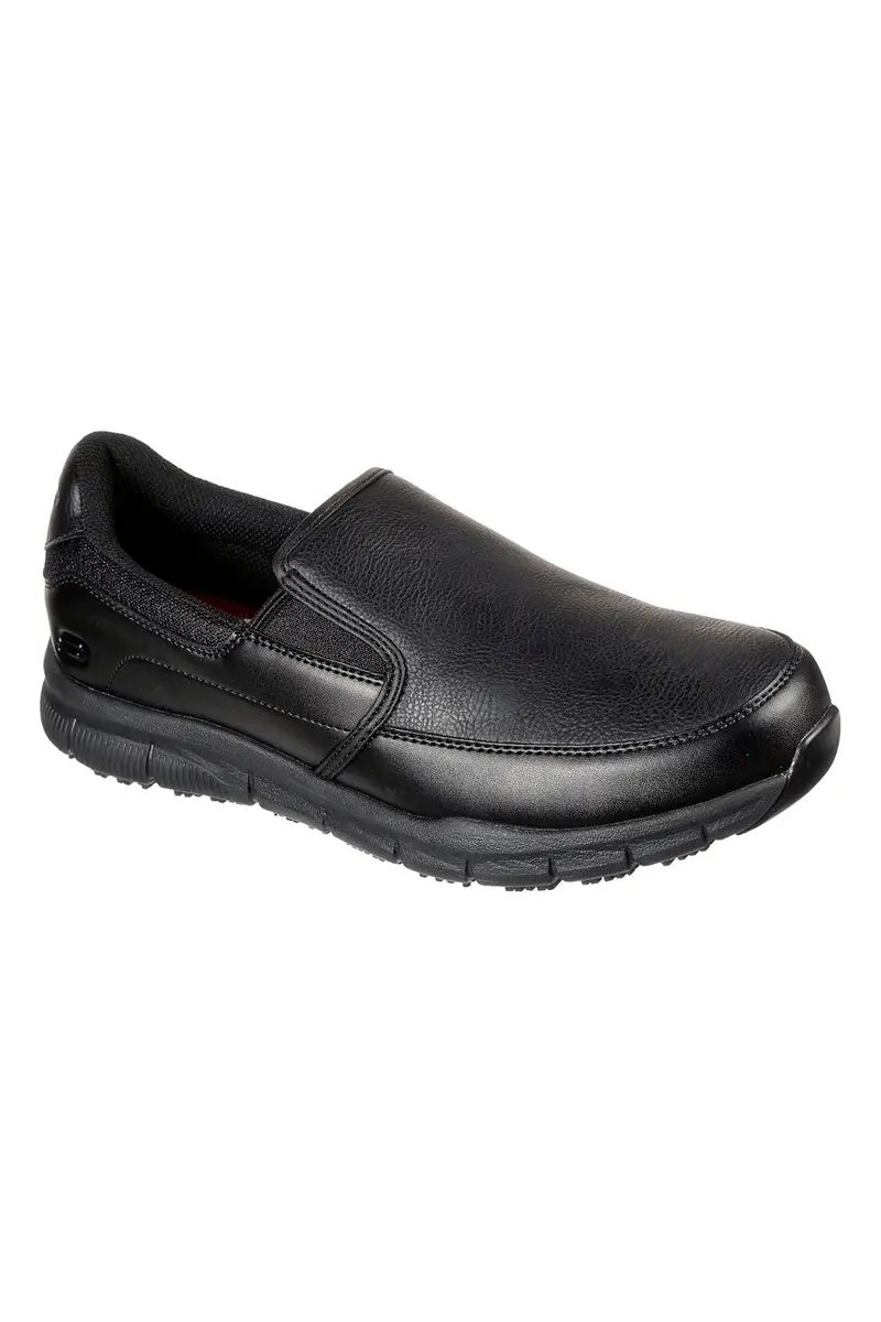 Scarpe Antinfortunistiche Nere SKECHERS Work Relaxed Fit: Nampa - Groton SR miniatura 2