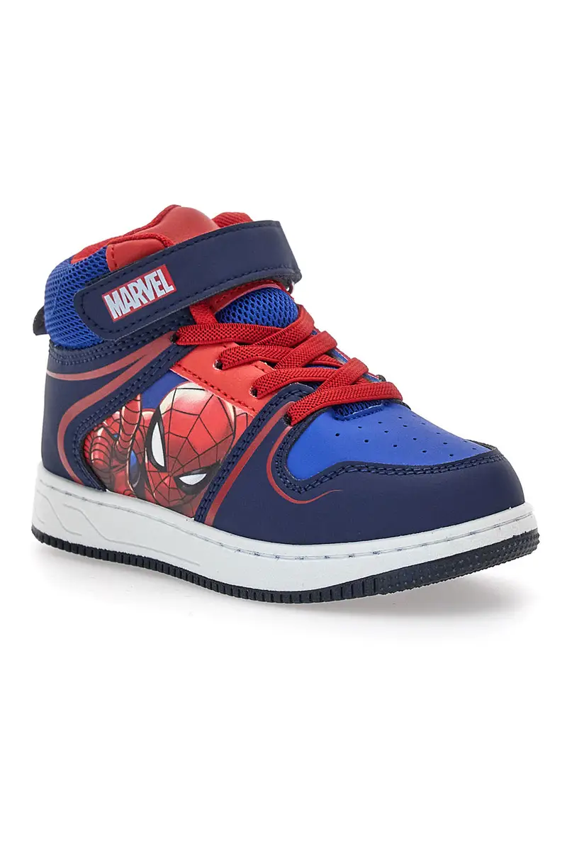 Scarpe blu alte con dettagli rossi Spiderman R1310632S miniatura 2
