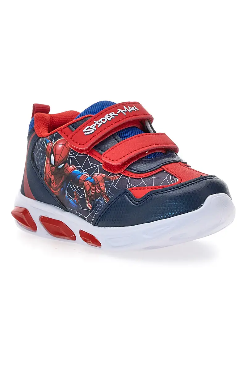 Scarpe blu con luci e dettagli rossi Spiderman R1310563S10 miniatura 2