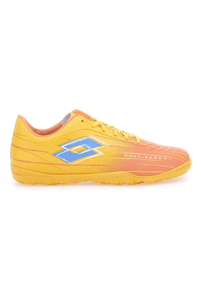 Scarpe calcio gialle arancioni leggere Lotto SOLISTA 700 IX TF