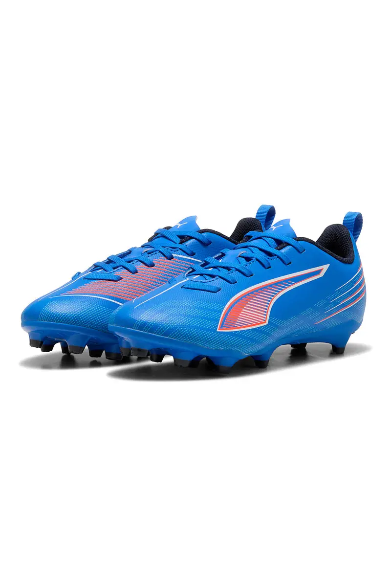 Scarpe calcio junior blu in materiale sintetico Puma Ultra 6 Play FG/AG Jr miniatura 3