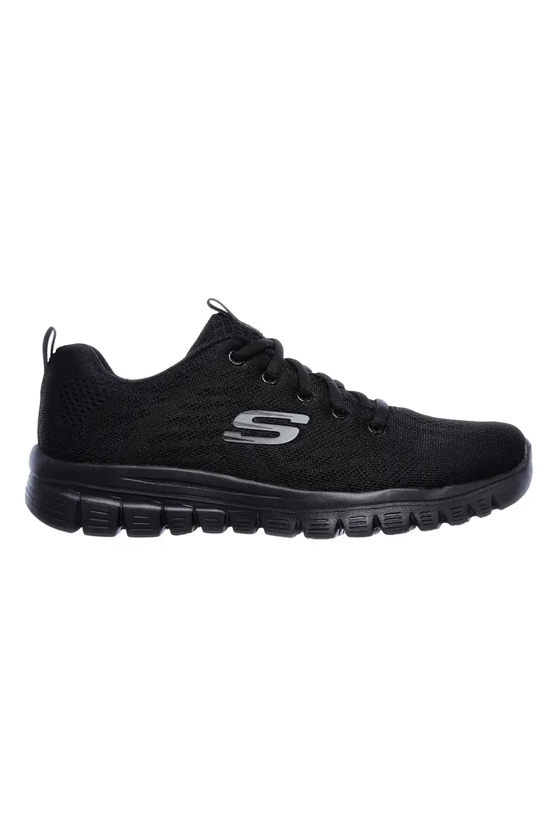 Scarpe da Allenamento Nere con Tomaia in Skech Knit Mesh SKECHERS Graceful - Get Connected